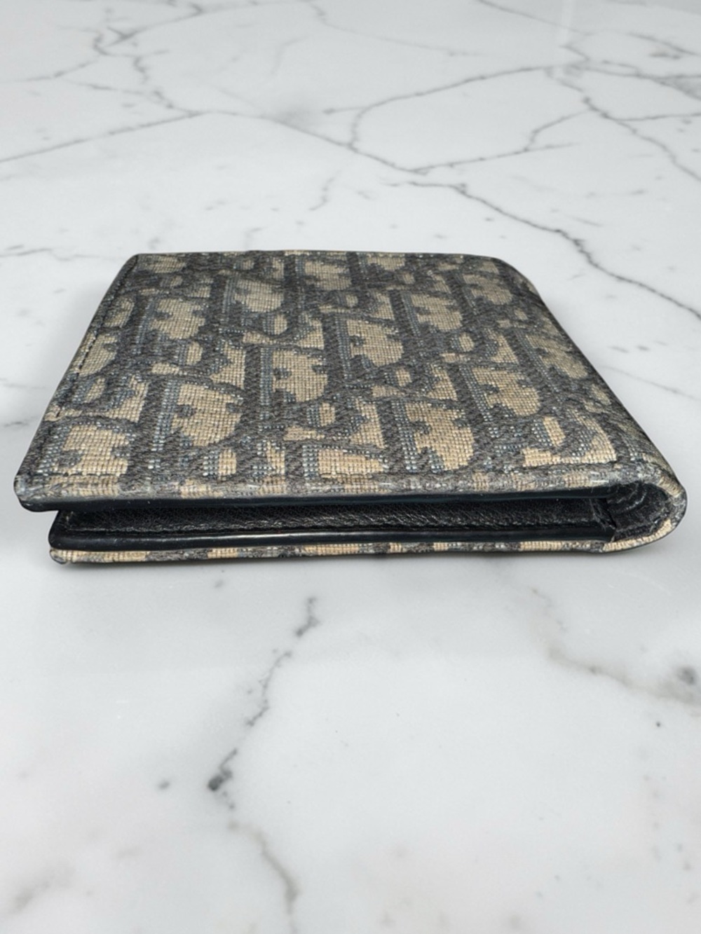 Christian Dior Oblique Jacquard Bifold Wallet - Canvas 2022 Model With COA - Picture 3 of 6